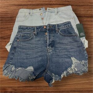 Denim Distressed Women Shorts